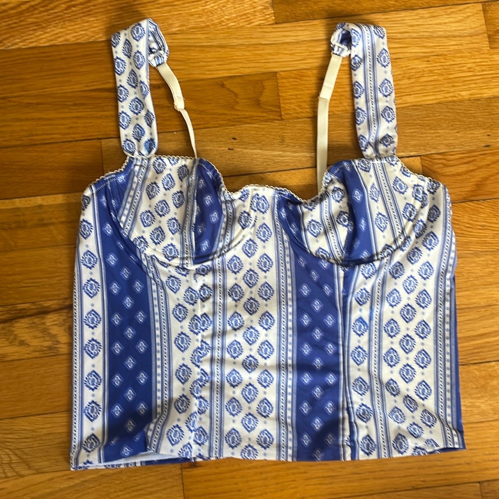 bustier / corset style top